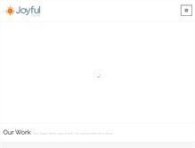 Tablet Screenshot of joyfulfilms.com